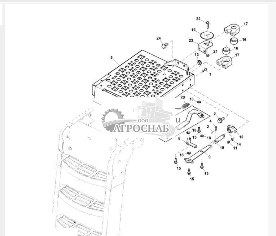 Поворотная платформа оператора 